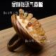 New green sandalwood horn sandalwood ring air cushion comb tooth comb massage comb portable natural head Meridian comb