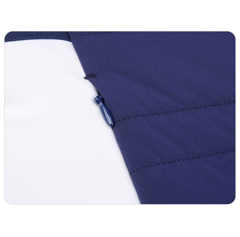 Áo khoác golf nữ chần bông giữ ấm phối màu tôn dáng — Yf514-xanh Navy Trắng [chần bông], Yf514-trắng Đen [chần bông] chi tiết 15
