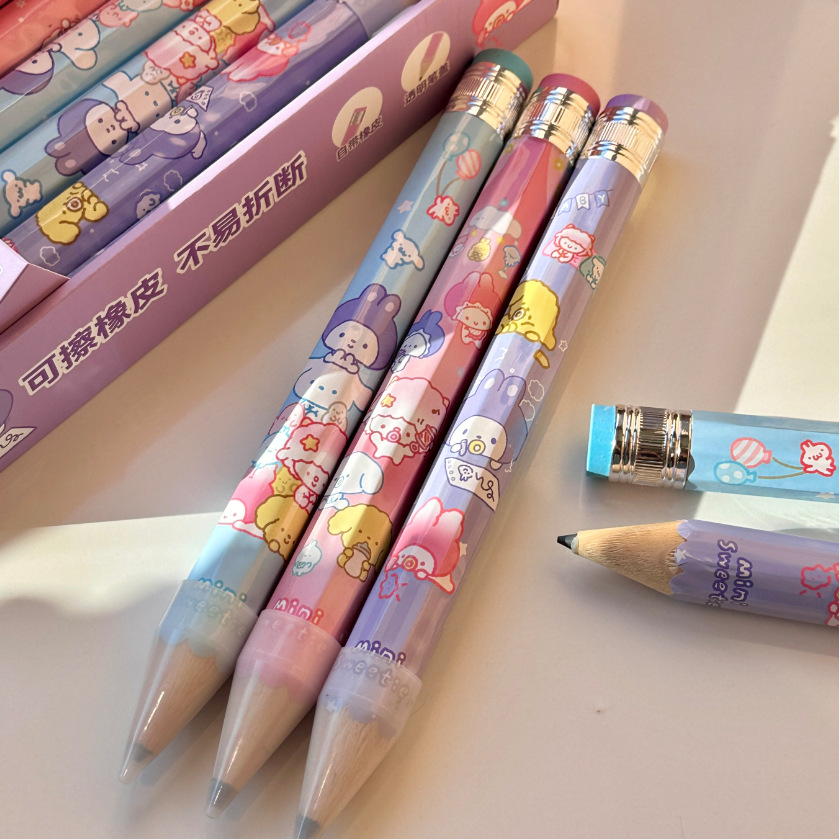 Nuevo dulce pequeño lápiz de nariz red lápiz de tamaño grande lindo lápiz de dibujos animados lápiz creativo lápiz gigante súper grande