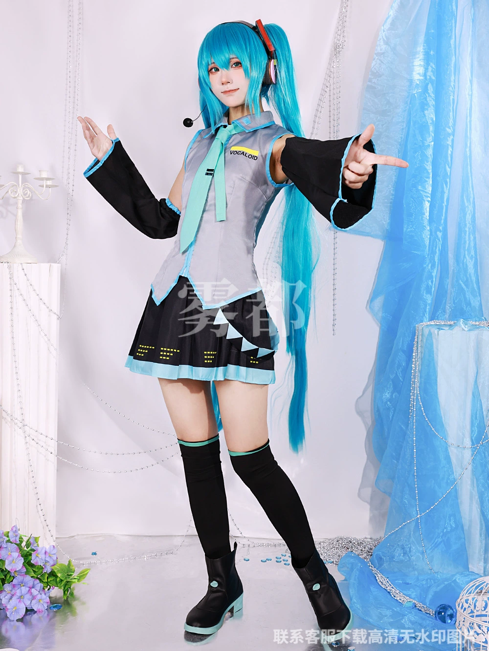 雾都虚拟偶像cos服公式服漆皮cosplay女装二次元动漫少女JK服全套
