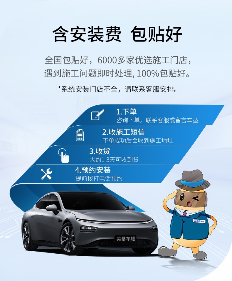 Meiji Car Film, Car Window Film, Explosion-Proof Film, Sun Protection and Heat Insulation Film, Front Windshield Film, V Series for the Whole Car