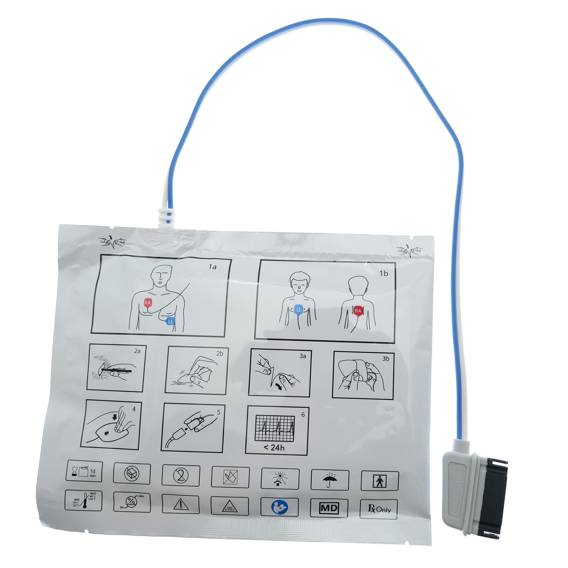 AED 제세 동기 전극 패치 MR60/61 은 BENEHEART D1D2D3D5D6 제세 전극 패치에 적합합니다.