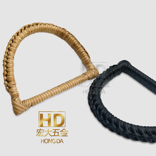 New bamboo handle DIY woven bag portable accessories bamboo rattan handle handmade cloth bag bamboo handle