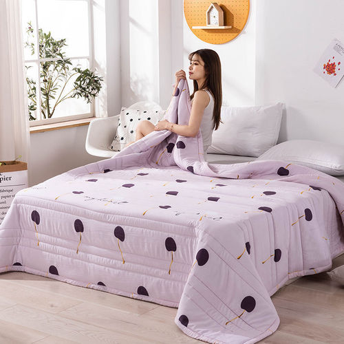 Washable cotton summer quilt air-conditioned quilt summer cooling quilt washable single and double summer thin quilt children's quilt gift wholesale