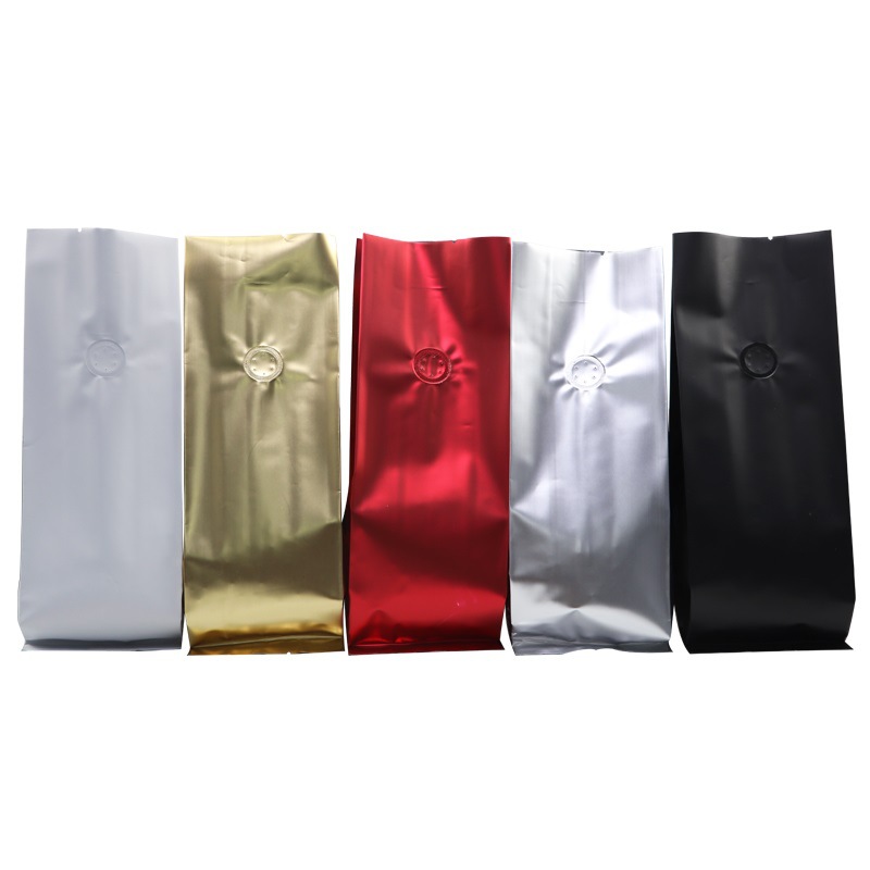 镀铝气阀风琴袋茶叶真空包装袋奶粉奶茶咖啡食品防潮袋铝箔食品袋