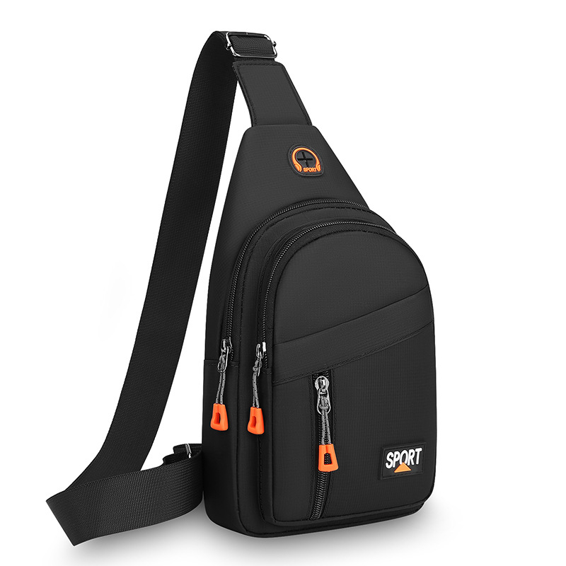 Cross-border nuevo tipo de bolso de hombro de hombre Nylon resistente al desgaste, anti-dropback mochila casual, bolso de pecho deportivo de ciclismo