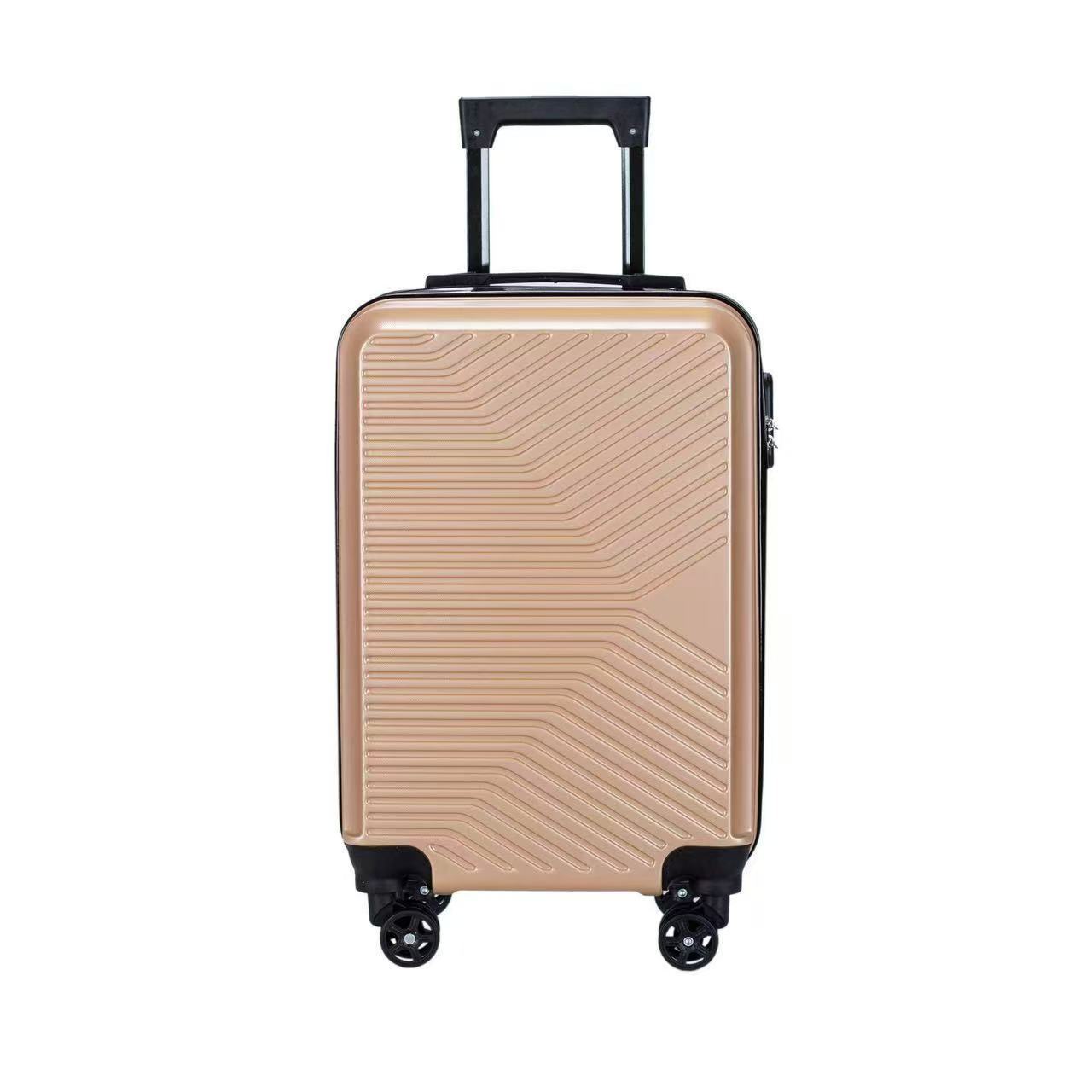 Maleta de viaje simple 20 pulgadas multicolor ruedas universales gran capacidad equipaje de mano