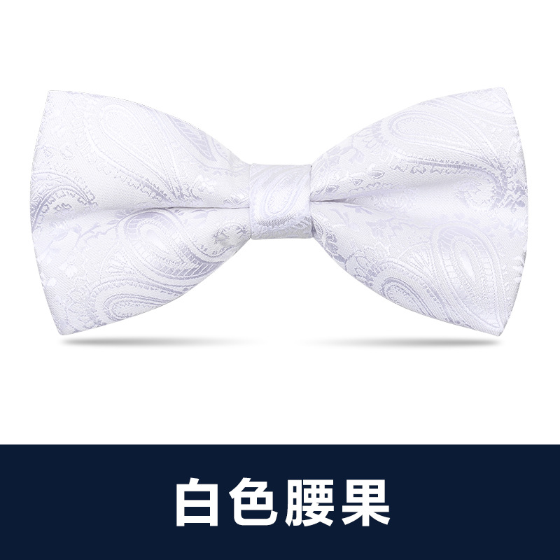 ↬↬↬흰색 캐슈넛 보타이
