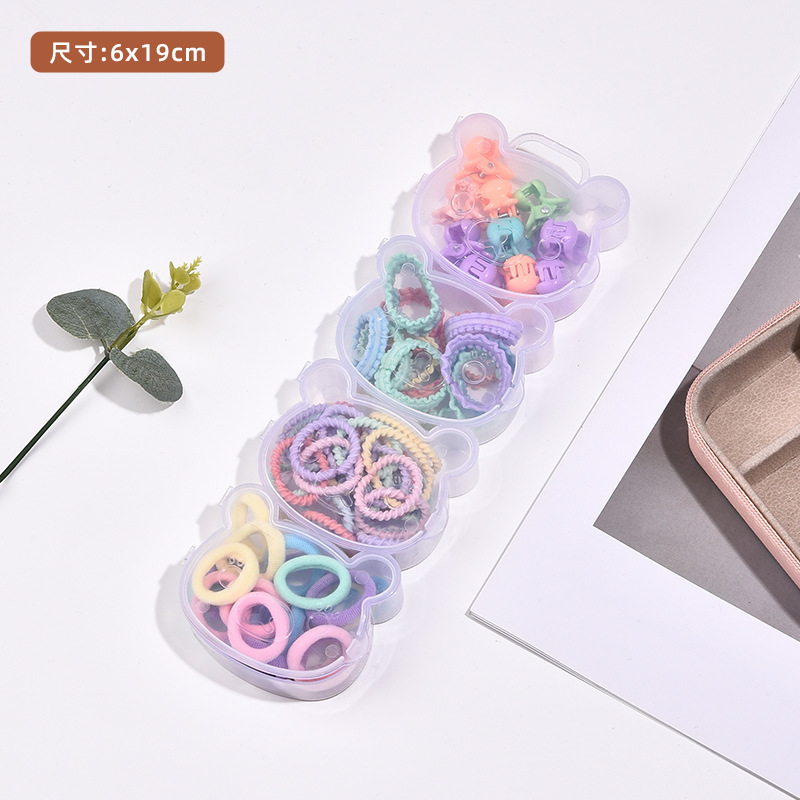 Las bandas de goma para bebés de los niños no dañan el cabello