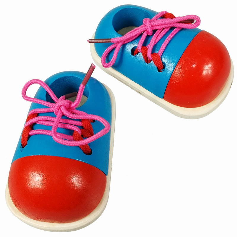 Children's teaching aids for kindergarten for elementary school students, intellectual teaching toy, shoelaces, early education, Birthday gift