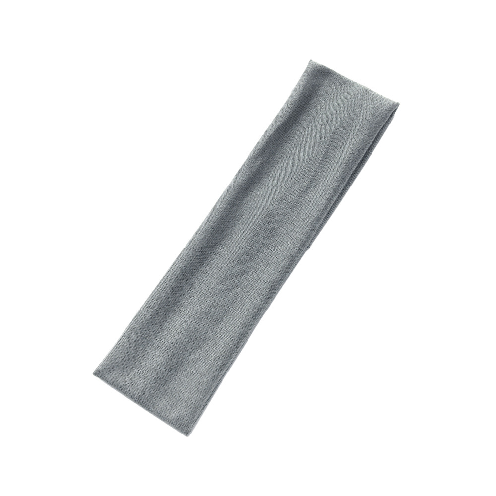 Europa y los Estados Unidos de 6 cm de ancho básico simple de color sólido correa de cabello de yoga para correr anti-transpiración banda de cabello para hombres y mujeres