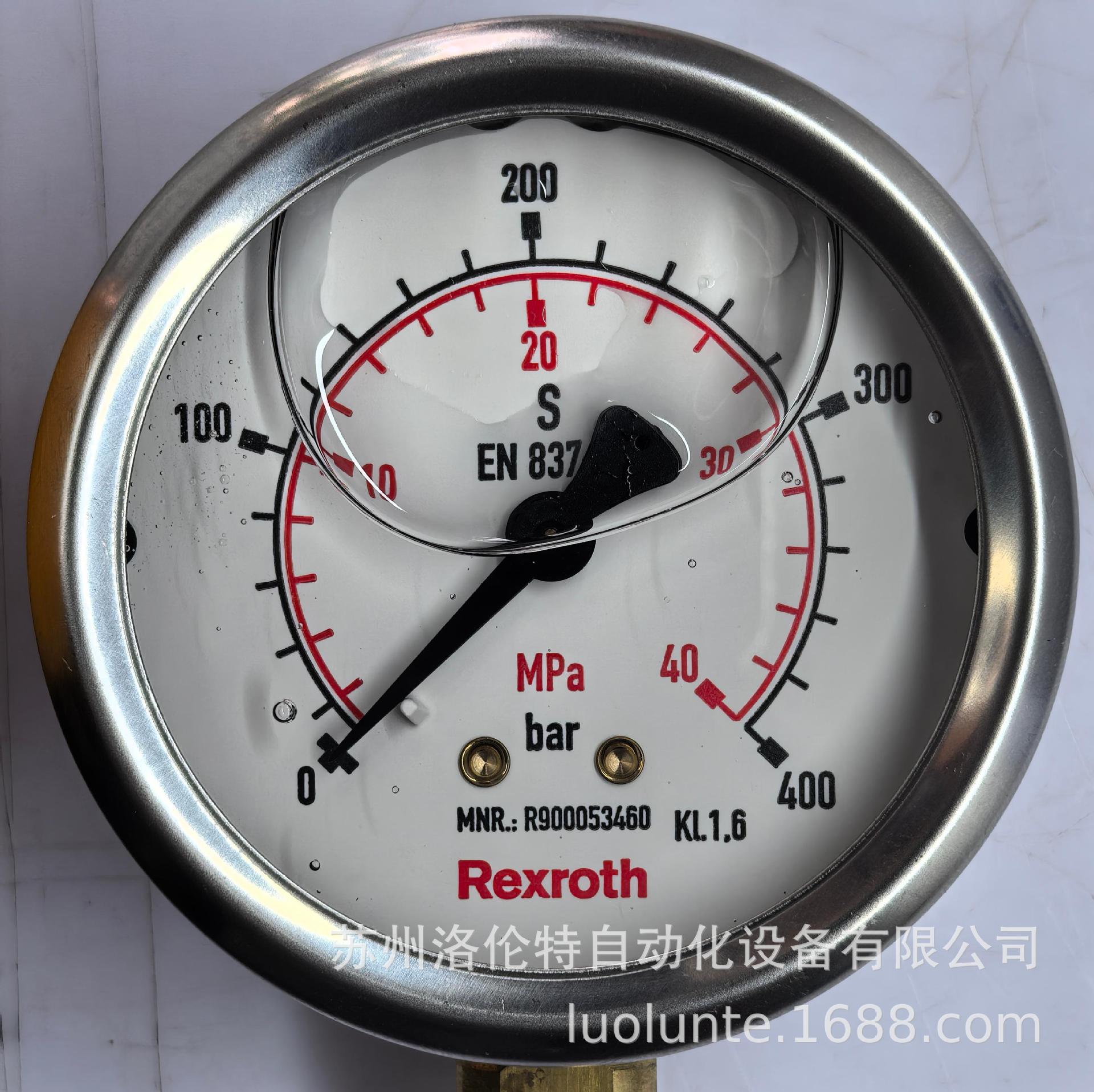 R900053460  ABZMM63-400BAR/MPA-U/V-G Rexroth/压力表/原装现货