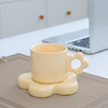 Ceramic Mark Cup Wind Fat Powder Cup INS Breakfast Coffee Cup Claine Classed Blue Cute Permanent Ceramic Cup