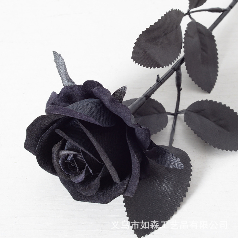 模造ベルベットバラ一本造花人工花ウェディングホームバレンタインデー装飾高級感花束壁|undefined