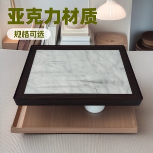 Acrylic Hotel Toiletries Tray Storage Box Guest Room Set Tray Hotel Bathroom Toothbrush Box Tray