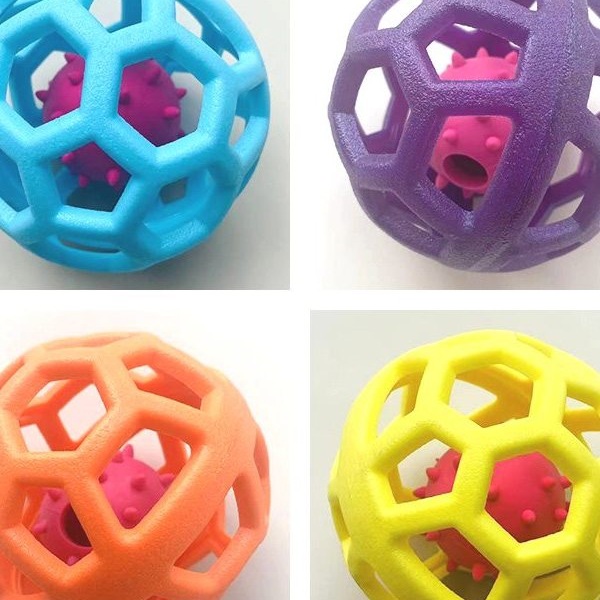 Dog Toy Ball, Puppy Self-Pleasure, Boredom Relief, Sound Ball, Bite-Resistant and Molar-Resistant Pet, Corgi Pomeranian Puppy, Bichon Frize