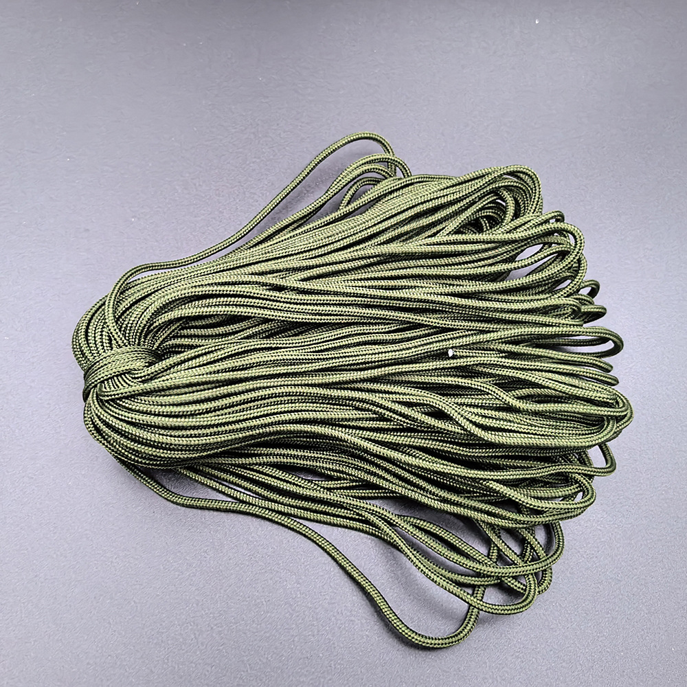 7-Core 4mm cuerda de paraguas al aire libre multifuncional montañismo paracaidista cuerda de tracción escapar equipo de salvamento cuerda de seguridad 31 m cuerda de paraguas