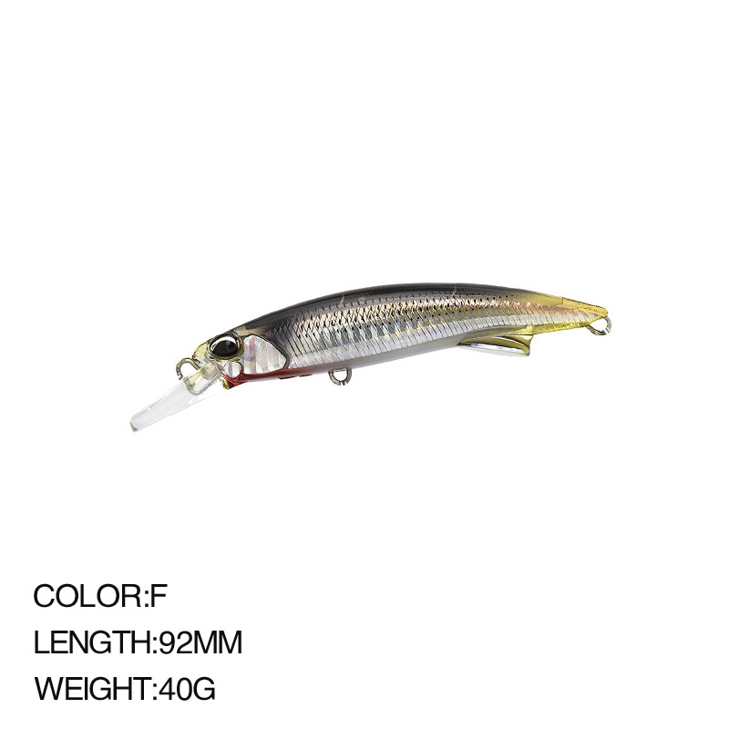 Sinking Minnow Fishing Lures 90mm 8g Hard Plastic Baits Fresh Water Bass Swimbait Tackle Gear