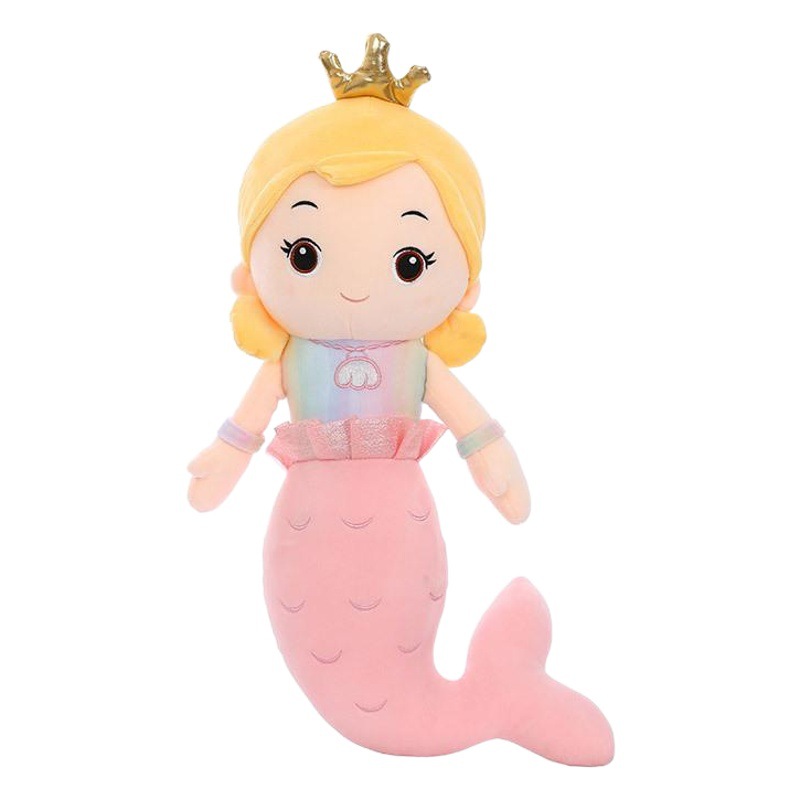 Sirena Almohadas muñeca Linda cama de juguete felpa princesa niños niña muñeca para niñas
