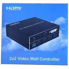 HDMI拼接器 DVI/HDMI输入画面拼接高清2x2 video wall controller