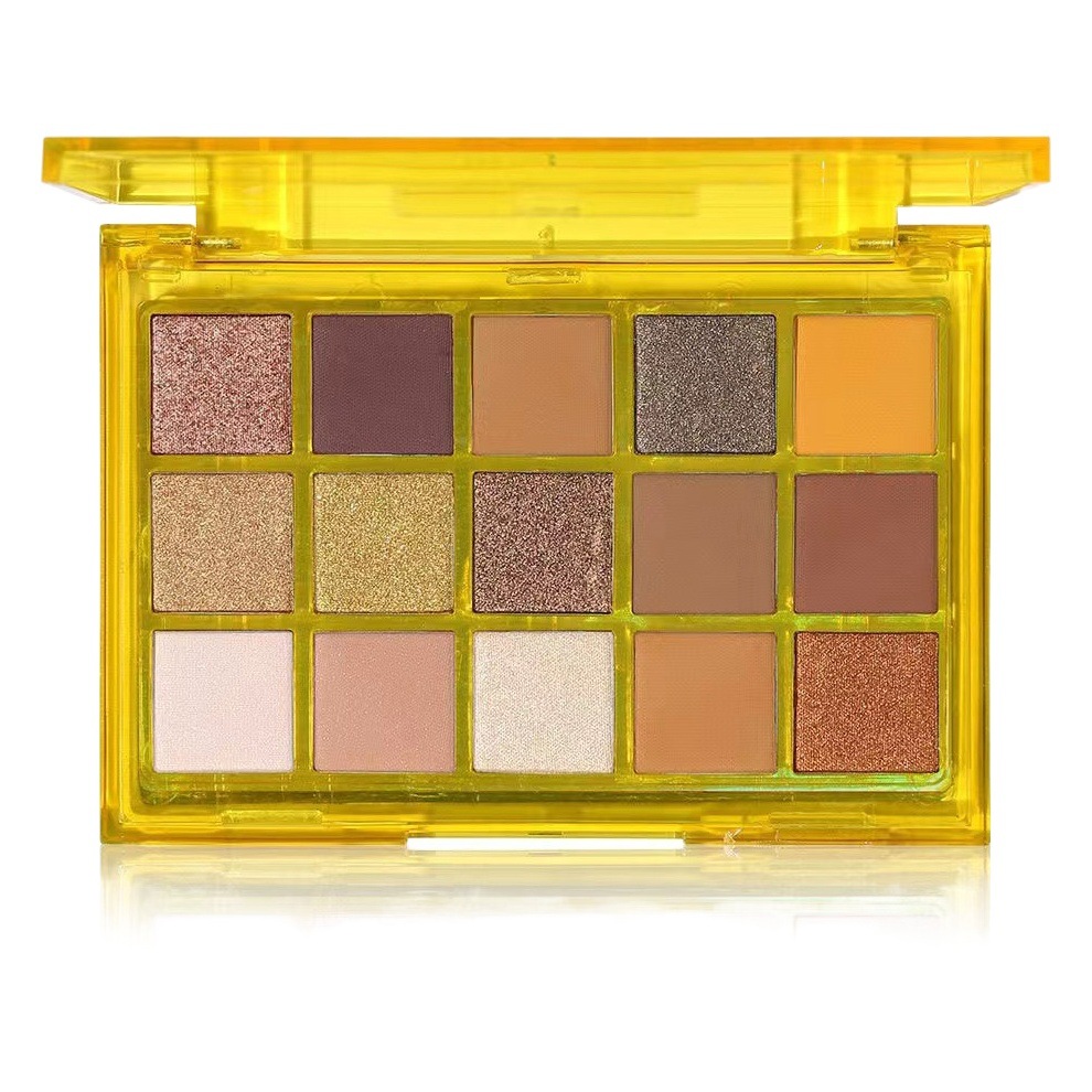 UCAN.BE Paleta de sombras de ojos 15 colores Color macarrón Maquillaje mate Maquillaje ahumado europeo y americano Maquillaje de sombras de ojos