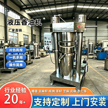 液压香油机商用芝麻核桃茶籽榨油设备立式高压液压榨油机厂家直供