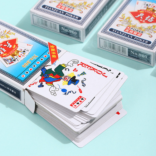 Playing Cards Wholesale Entertainment Home Ordinary Card Game Board Game Landlord Thickened Poker Diamond Poker Cards
