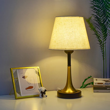 欧式复古台灯卧室床头柜创意简约浪漫温馨北欧ins遥控美式小夜灯