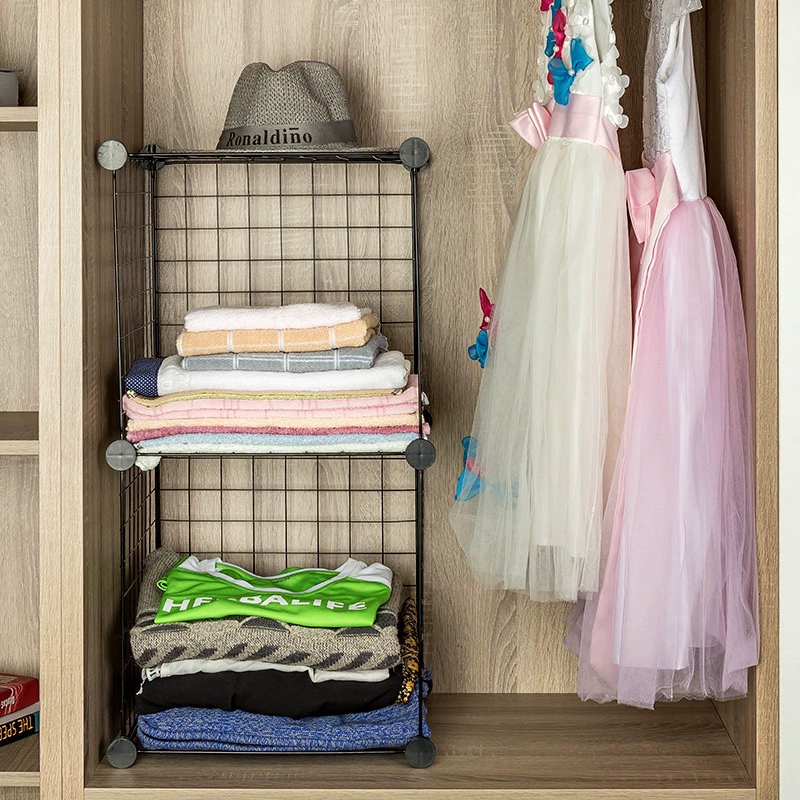 Wardrobe Closet Wardrobe Shelf Rack from Yomiego