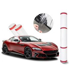 工場卸売車の衣類フィルムフルロール車のppfペイント保護フィルムフルカーフィルムtpuブライトブラック目に見えない車の衣類