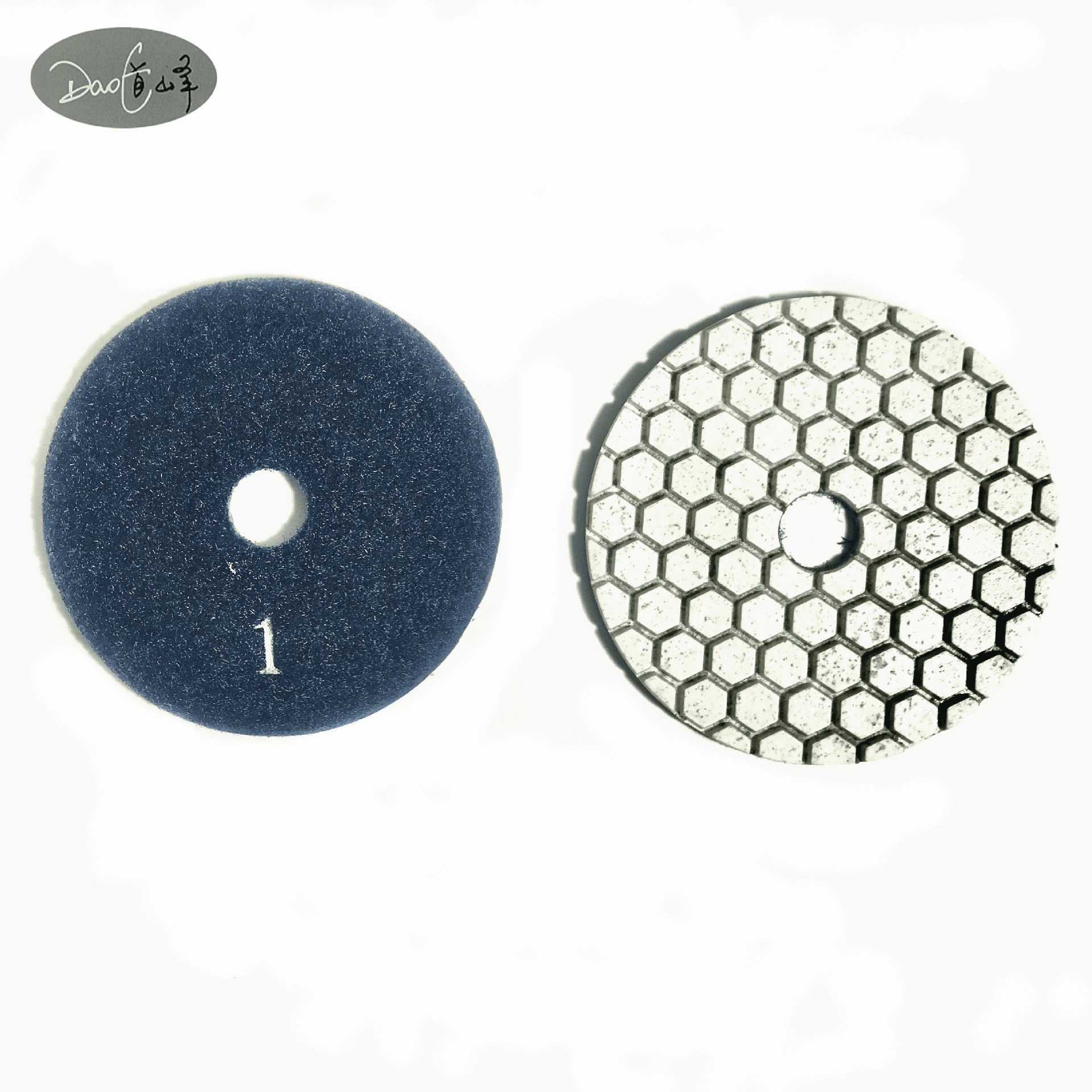 道峰 五步片 六边形米白软磨片 干磨片 湿磨片 耐高温 曲面加工