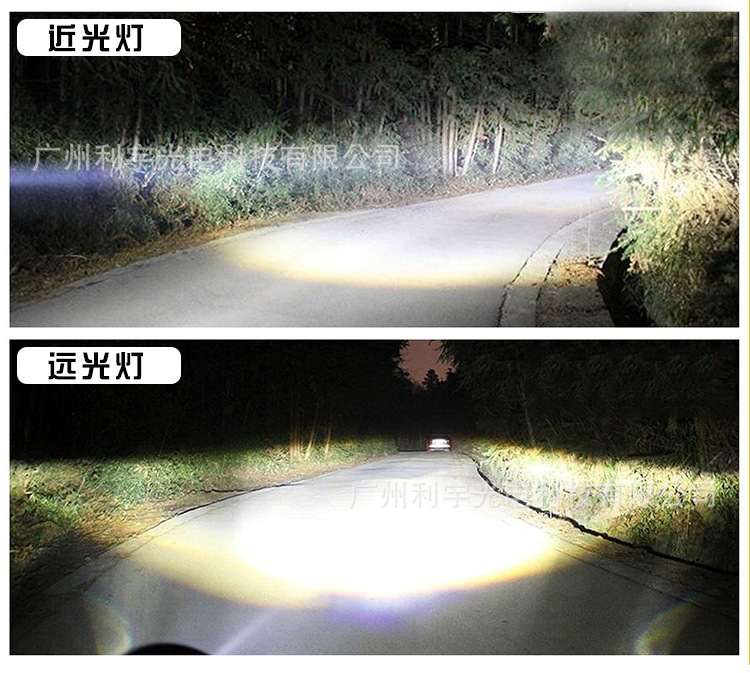 Cross-border Harley Wrangler 7-inch 60W 4-bead Angel Eye Modified LED Headlight for Motorcycle Off-road Vehicle