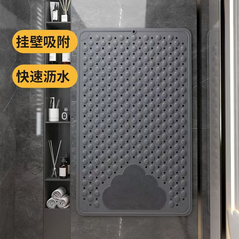 浴室滑り止めマットシャワールームトイレ入浴マット子供転倒防止マット環境保護TPEマッサージマット|undefined