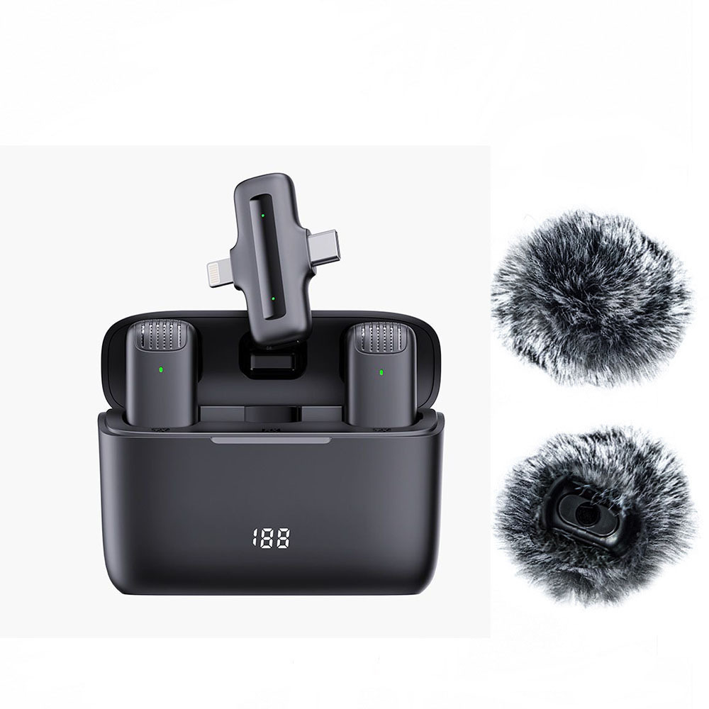 J11J13 clip de collar inalámbrico micrófono Lavalier, micrófono inalámbrico