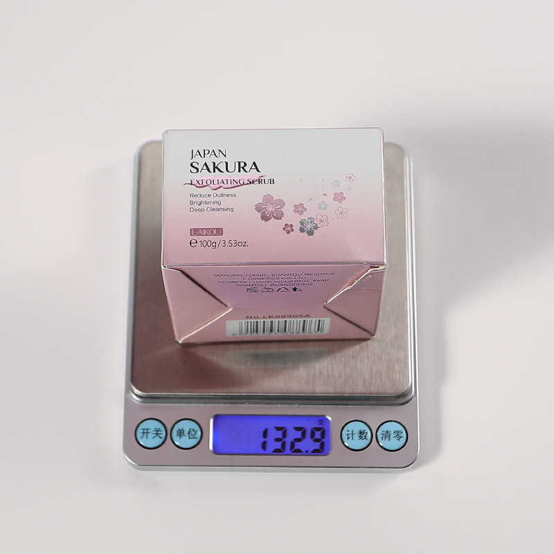 Wholesale of cross-border Laicome Japanese Cherry Blossom Scrub 100g Body Exfoliating, Hydrating and Moisturizing Cream undefined