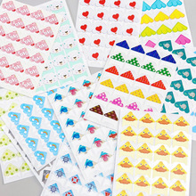 24枚角贴厂家直销K70款可爱卡通印花固定照片手账手工diy相片角贴