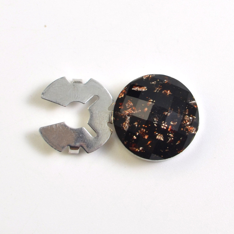 button cover 珍珠金箔彩珠衬衣袖扣纽扣盖花朵领扣钻饰扣纽扣套|undefined