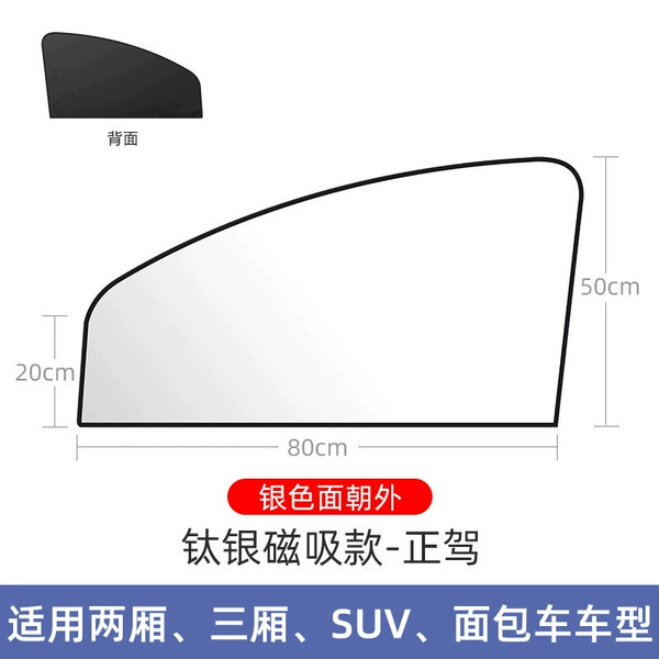 Upgraded sun protection and heat insulation [titanium silver model] 1 piece