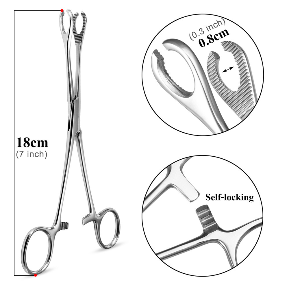 Herramientas de punción transfronterizas 27 tipos de alicates de perforación alicates de posicionamiento alicates de apertura alicates de tubo de aguja de acero inoxidable alicates de perforación traje