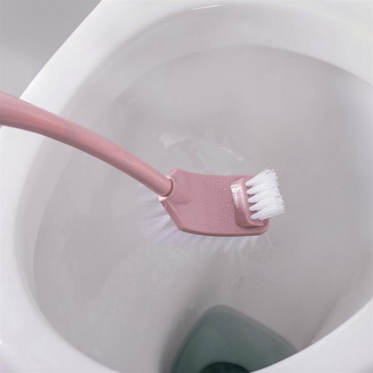 両面トイレブラシの新しい長い柄の清潔ブラシ家庭用トイレの清潔トイレの清潔な対外貿易はトイレブラシの卸売りを購入します。|undefined