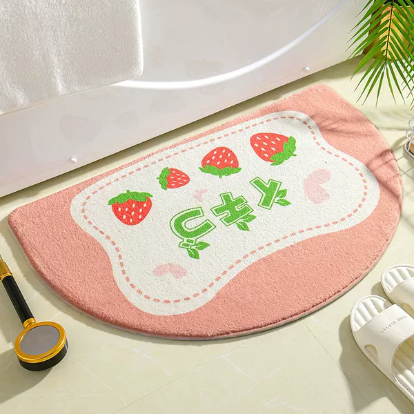 Strawberry powder-semi-circular