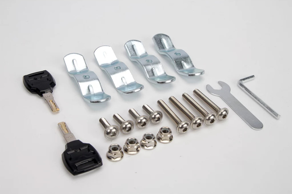 Motorcycle Aluminum Alloy Tail Box Base Plate Tray Quick-Release Base Stainless Steel Carbon Steel Universal Modification Parts Thickened Version