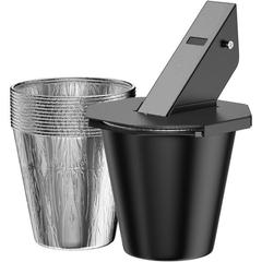 跨境新品 Smoker Drip Bucket 升级版带盖烟熏滴水桶的油脂捕集器