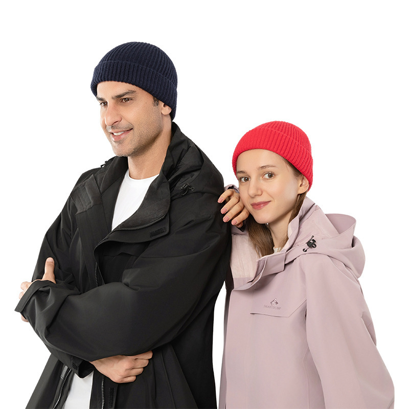 男性と女性のためのクロスボーダー冬スキーニット帽子、厚く防風性と暖かいメロンスキン帽子、屋外登山とサイクリングウール帽子|undefined