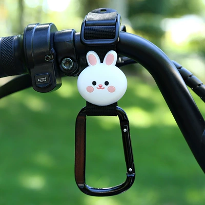 2025 Cross-Border New Electric Other Electric Vehicle Accessories - black-woven-strap-square-buckle-little-white-rabbit-short-style
