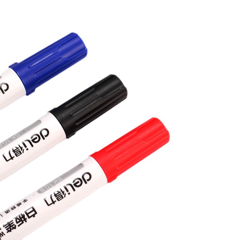 El bolígrafo de pizarra Deli se puede frotar, el bolígrafo de cabeza grande, el marcador, el bolígrafo de pizarra de color, el bolígrafo de pizarra de tinta de gran capacidad, el tablero de dibujo