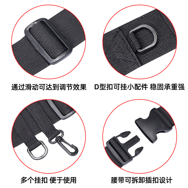 Fishing Rod Waist Belt Rod Holder Stand Portable Lure Fishing Waist Mount Rod Holder Surf Fishing Fishing Rod Insert Holder Belt Style