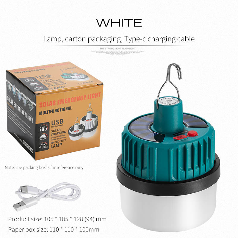 40 * 2835 lámpara de lámpara de emergencia solar transfronteriza luminosa luminaria de campamento plegable portátil al aire libre