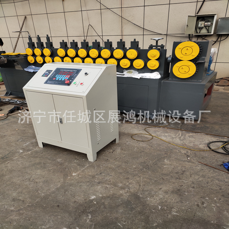 济宁展鸿高速飞剪14mm钢筋调直机 厂家直销数控液压钢筋调直机