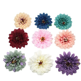 Simulation flower silk cloth multi -layer big chrysanthemum African chrysanthemum head DIY flower ring hat
